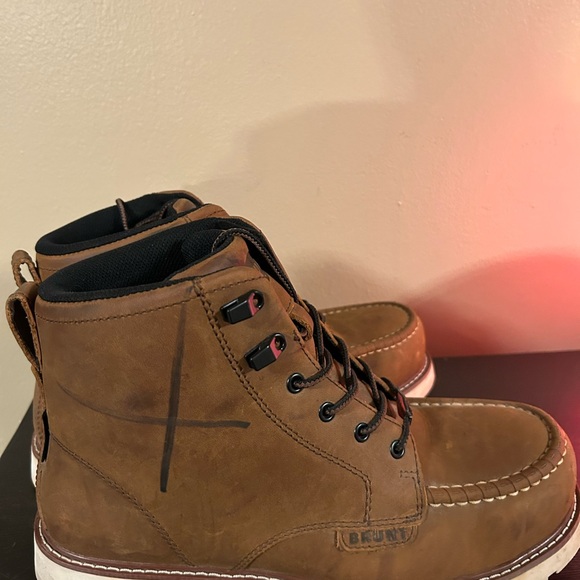 Brunt Marin - Waterproof Comp Toe Wedge Work Boot - Slip Size 10.5 - Picture 3 of 8